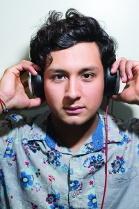 JCCC student and aspiring DJ Christian Romero poses for a portrait on September 25th. Romero is currently working on not only his own music, but also becoming a more versatile artist to deejay in clubs and for other events.