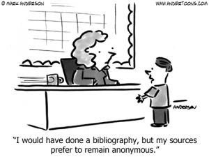 Bibliography Cartoon