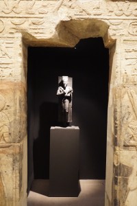 King Taharqa (statue and shrine), Ashmolean Museum, Oxford, England