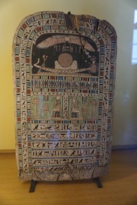 Beautifully painted stela, Louvre, Paris, France