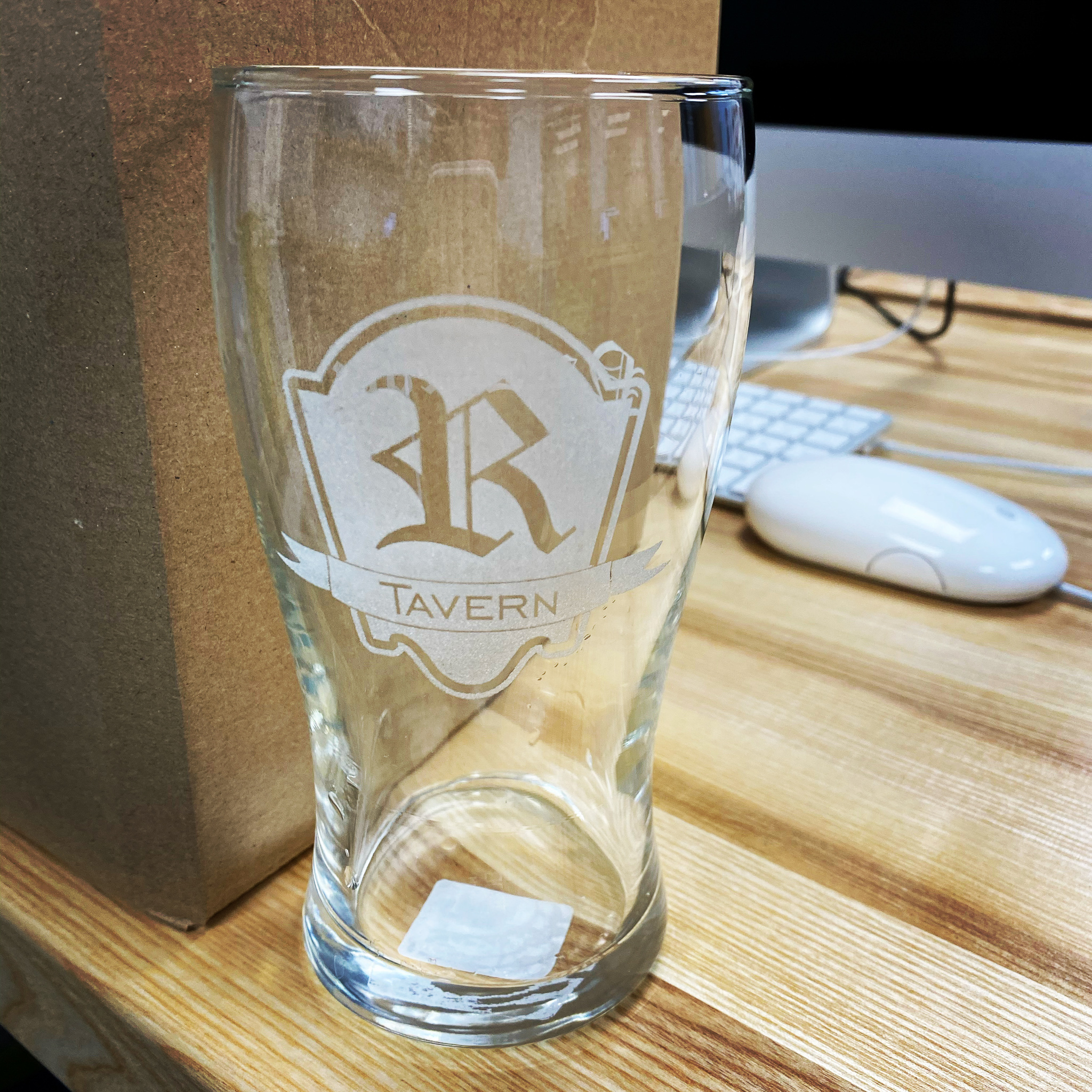 Beer Glass Etching - Laser Cutter