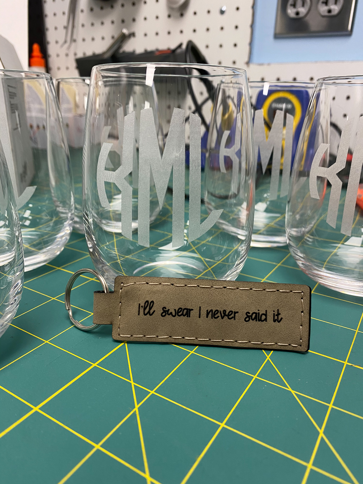 Wine Glass Engraving - Laser Cutter