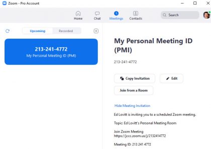 how to add zoom link on canvas