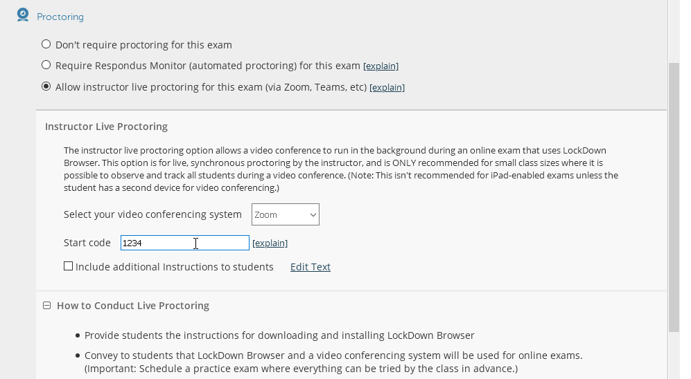 Using Zoom with Respondus Teaching & Learning